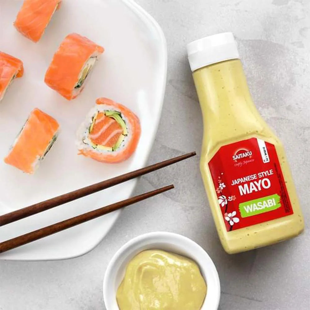 Μαγιονέζα Saitaku Japanese Style Mayo Wasabi Sauce 160g